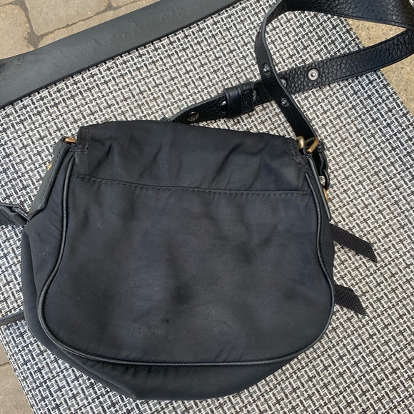 Marc Jacobs Black Nylon PVC Trim Fold Over Crossbody Bag - Picture 5 of 11